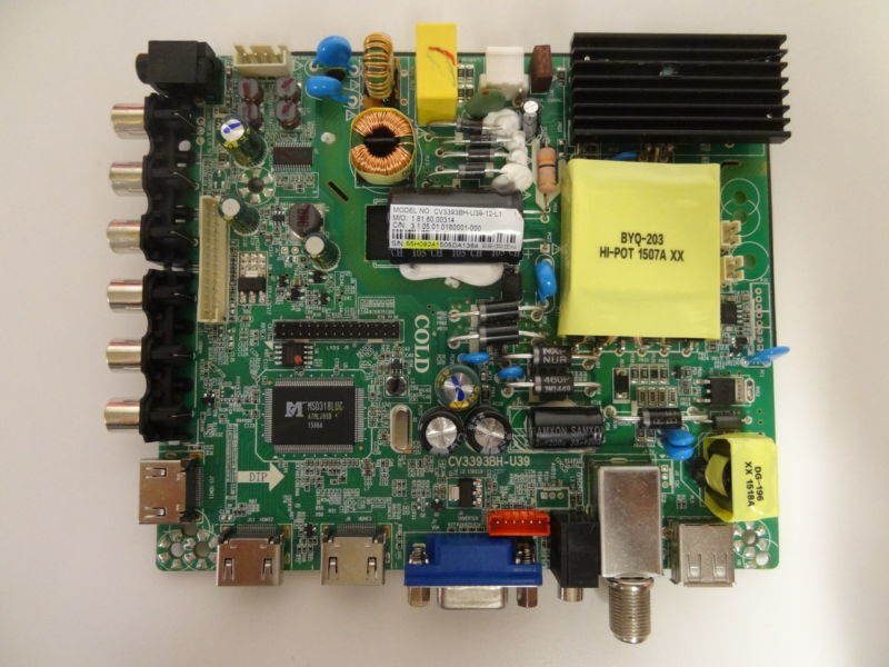Proscan PLDED3996A-E Main Board / Power Supply (CV3393BH-U39) 55H0924 -
