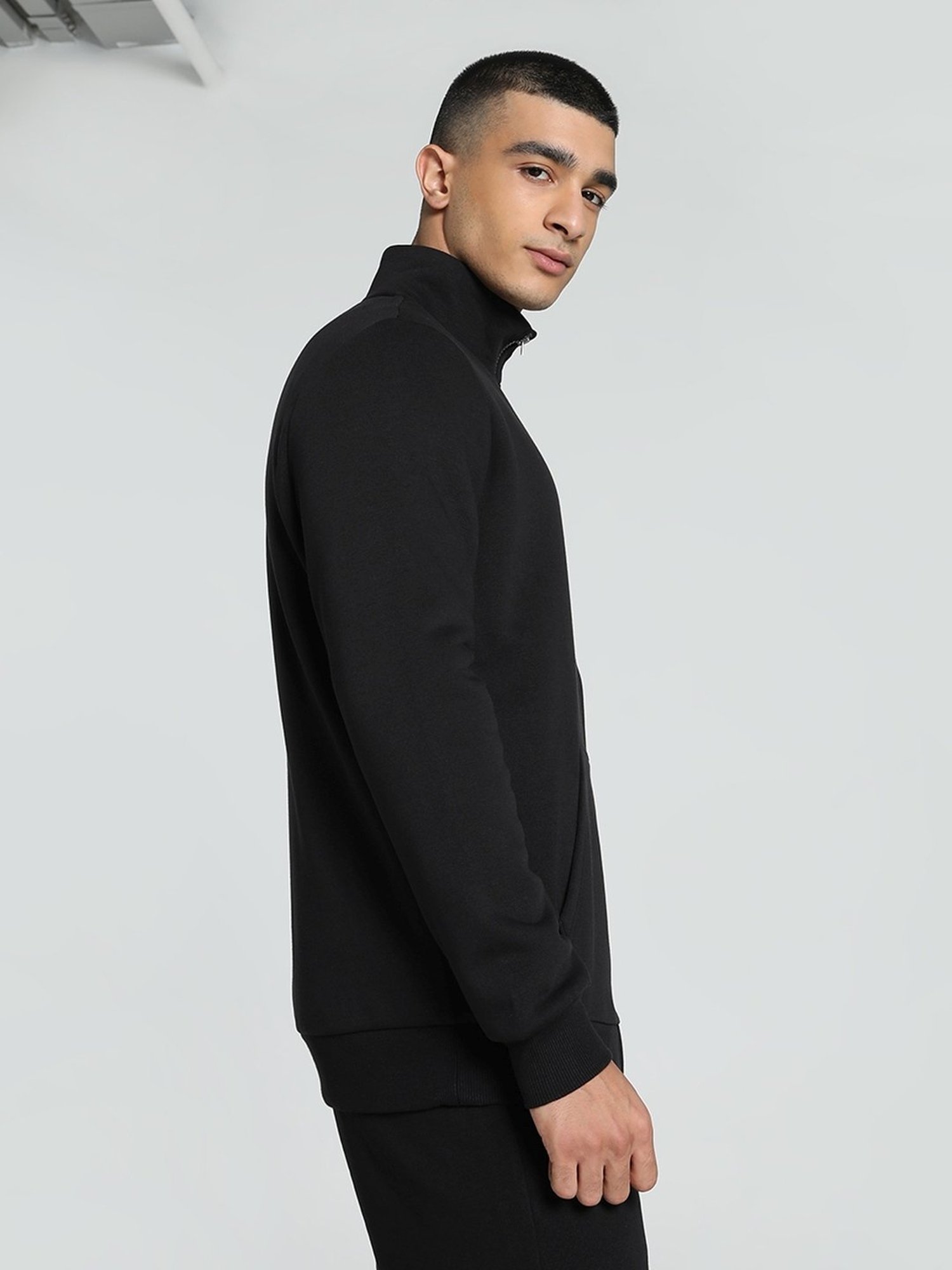 Hummel Blue Regular Fit Solid Jacket