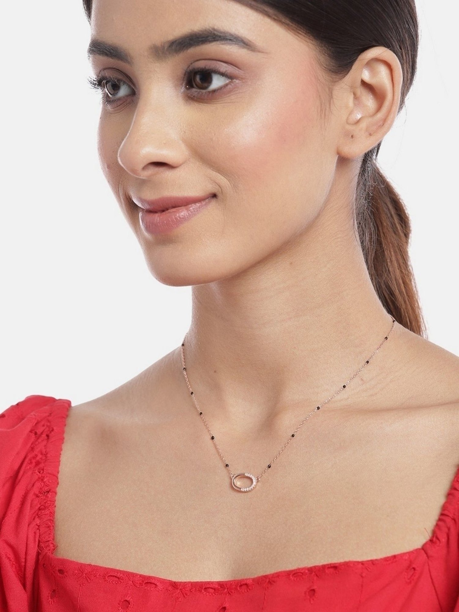 Clara 92.5 Sterling Silver Mangalsutra