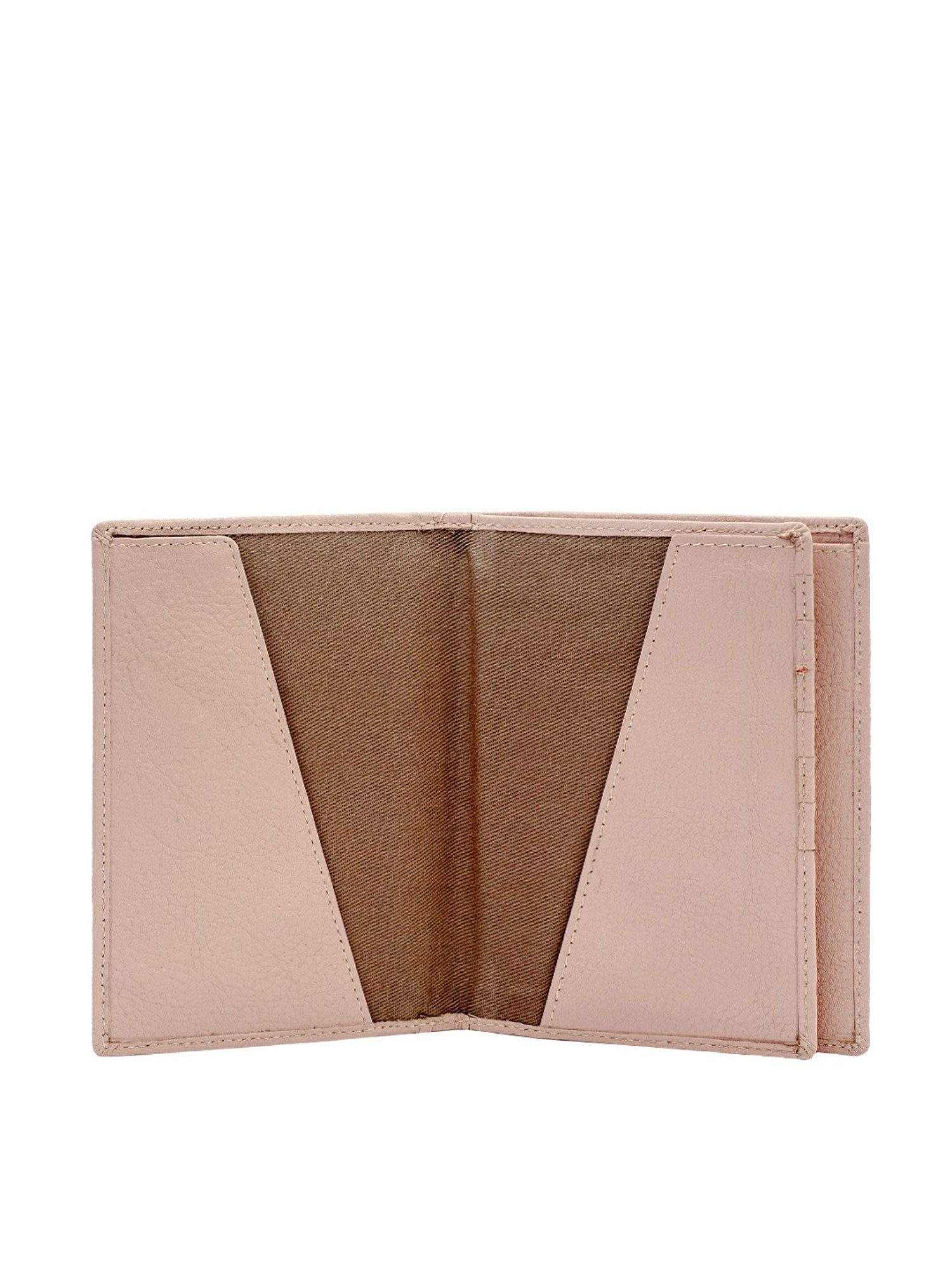 Eske Mabel Blush Pink Solid Small Passport Holder