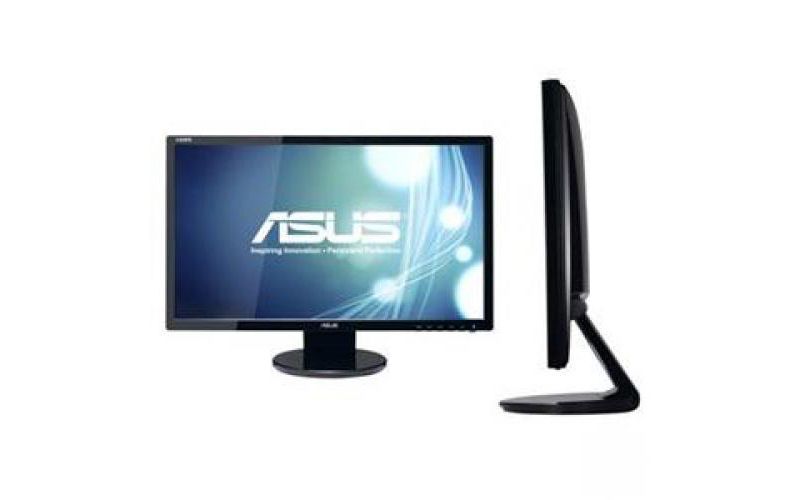 Asus VE248H 24" Full HD LED LCD Monitor - 16:9 - Black - 1920 x 1080 - 16.7 Million Colors - 250 Nit - 2 ms - 76 Hz Refresh Rate - 2 Speaker(s) - DVI