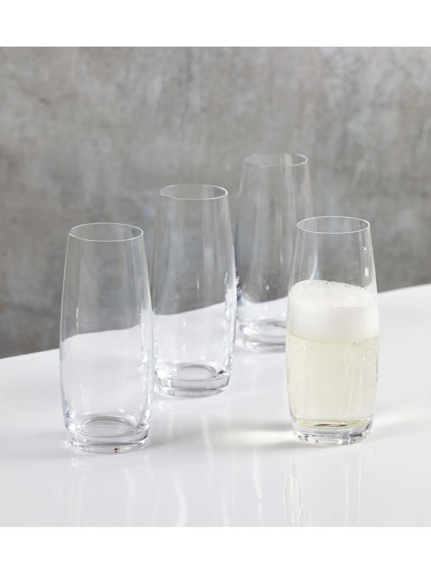 Mikasa Julie Transparent Glass Flute Glass (0.266 L) - Set of 4