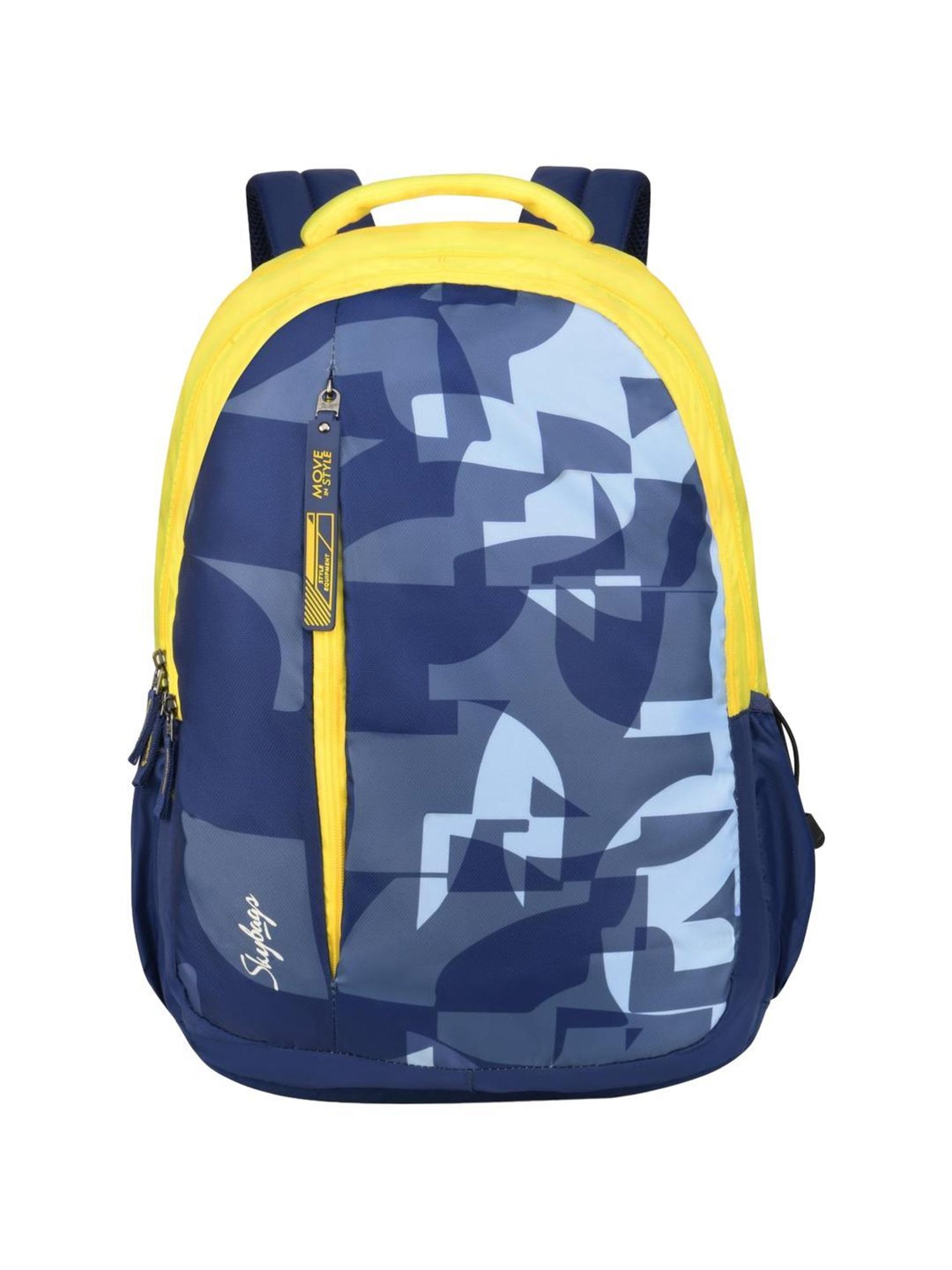 Skybags 35 Ltrs New Stream 23-01 Nautic Blue & Yellow Medium Backpack