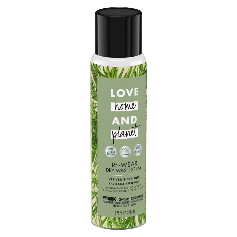 Love Home & Planet Vetiver & Tea Tree Re-Wear Dry Spray - 6.76 fl oz