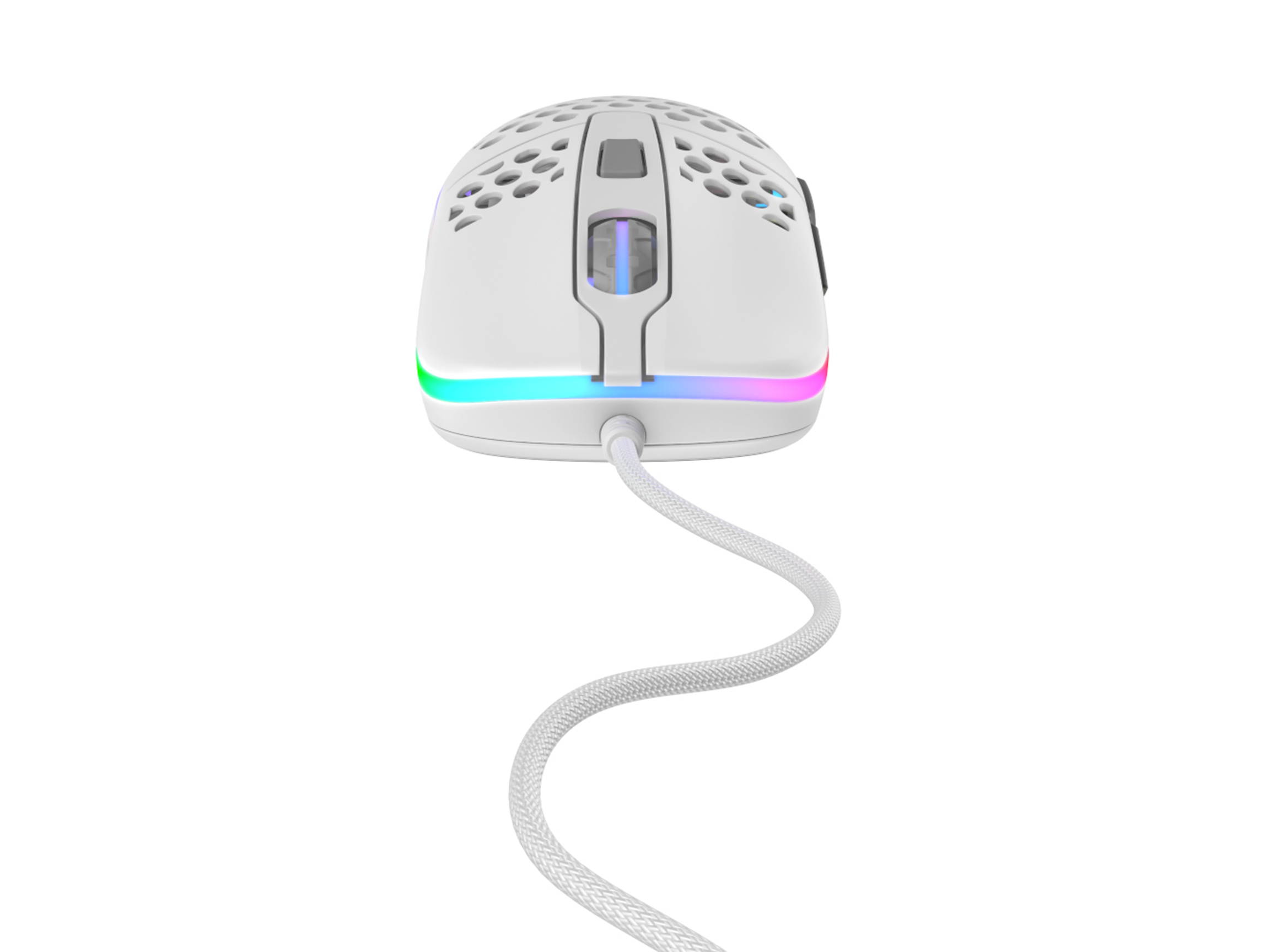 xtrfy M42 RGB White Wired Optical Ultra-Light Gaming Mouse