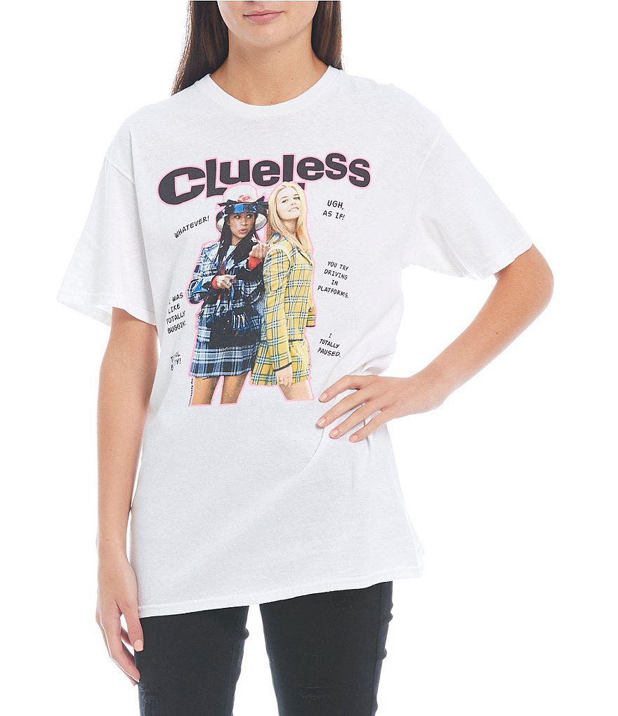 Junk Food Clueless Quotes Short Sleeve Graphic Tee