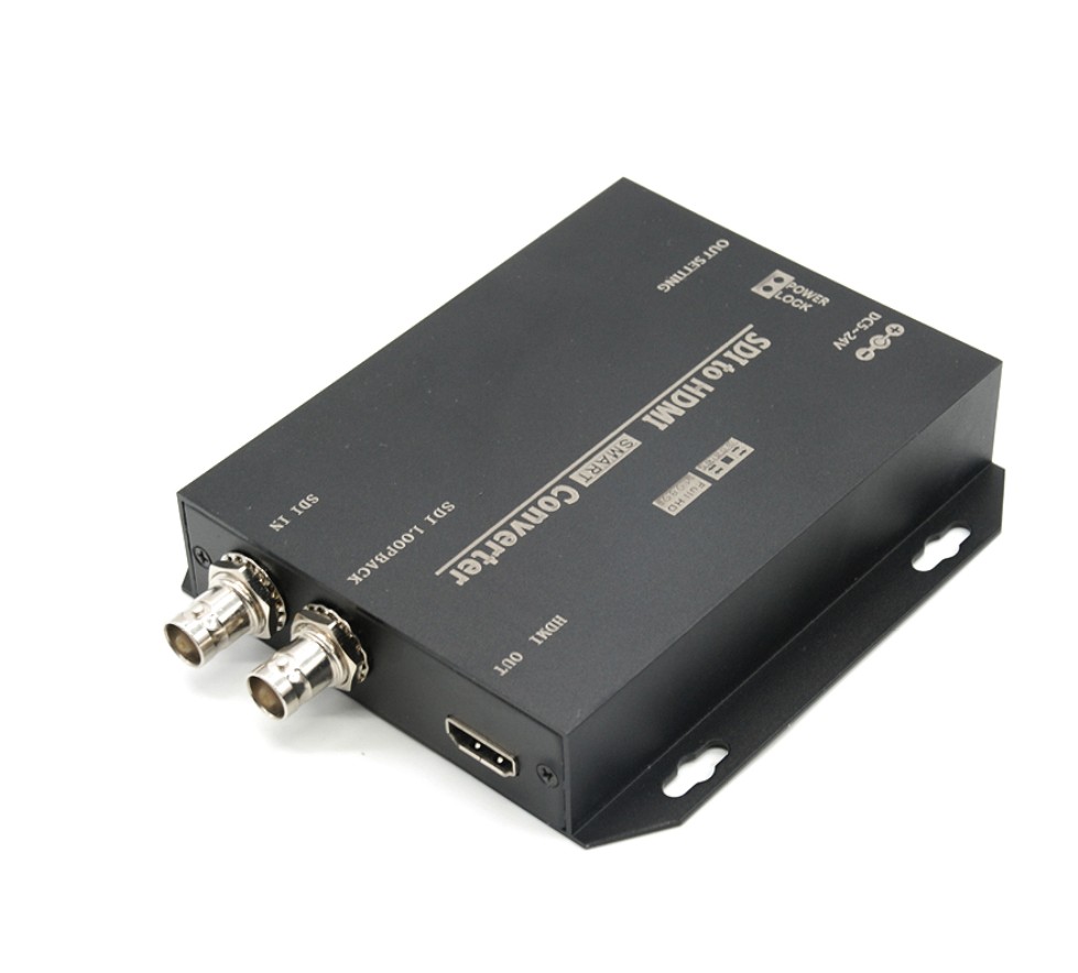 SDI to HD professional hd converter, industrial SCALER conversion processing design. Convert 1ch SDI signal to 1ch HD signal output