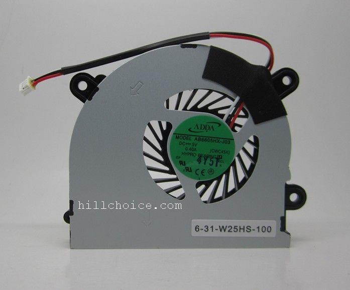 New CPU Cooling Fan For MSI S6000 X600 Laptop AB6605HX-J03 CWC45X 6-31-W25HS-100