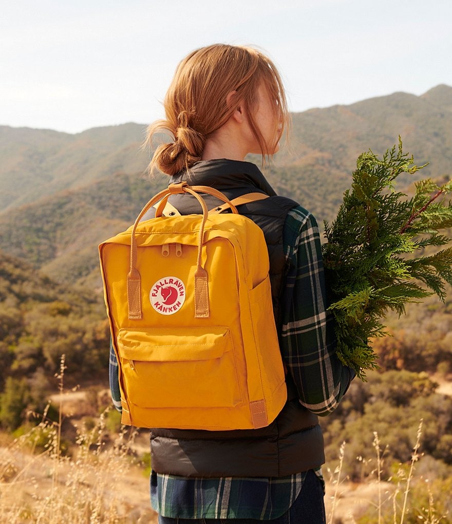 Fjallraven Kanken Water-Resistant Cotton Zipper Convertible Backpack