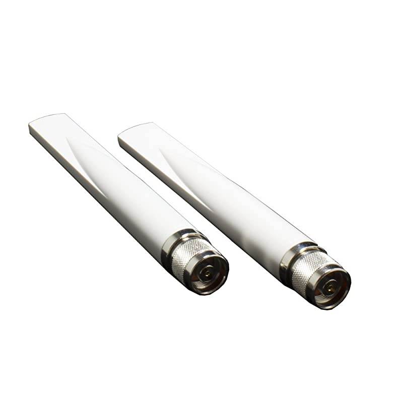 Outdoor Wireless 5dBi Dual Band Antenna Upgrade RP NTypeMale 2 Pack Bundle HOANT2