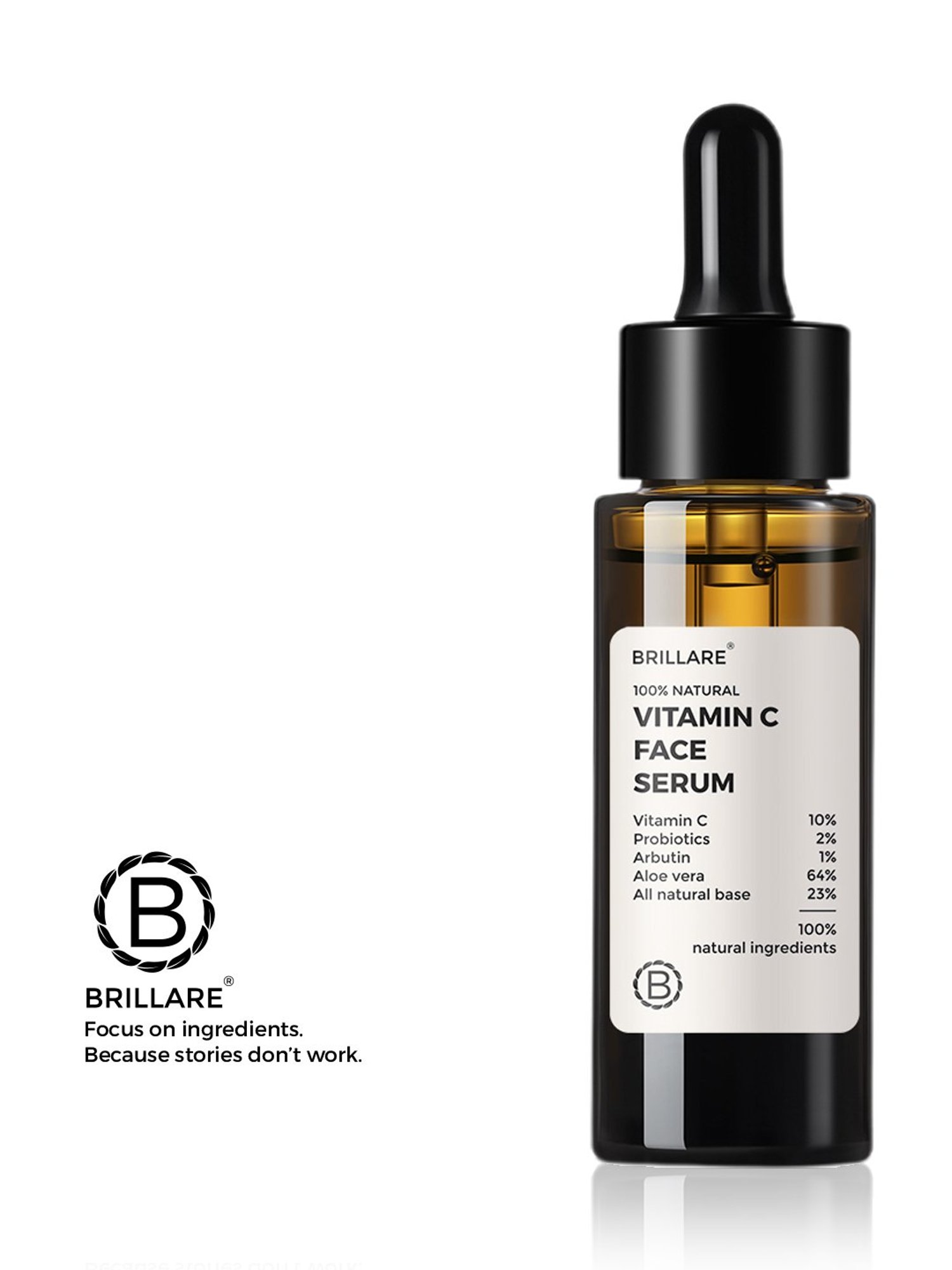 Brillare 100% Natural Vitamin C Face Serum - 30 ml