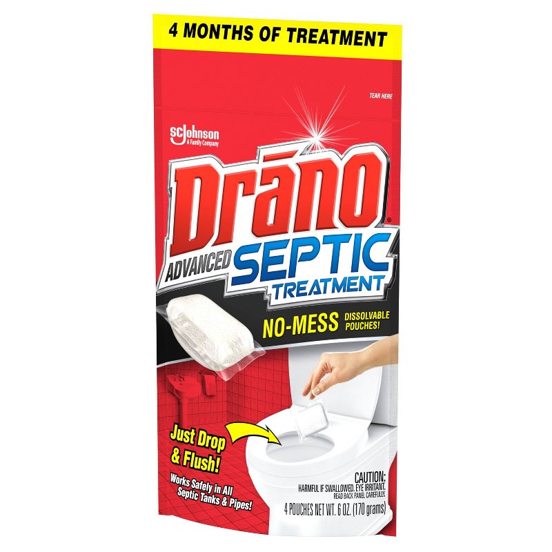 Drano Advanced Septic Treatment - 4ct