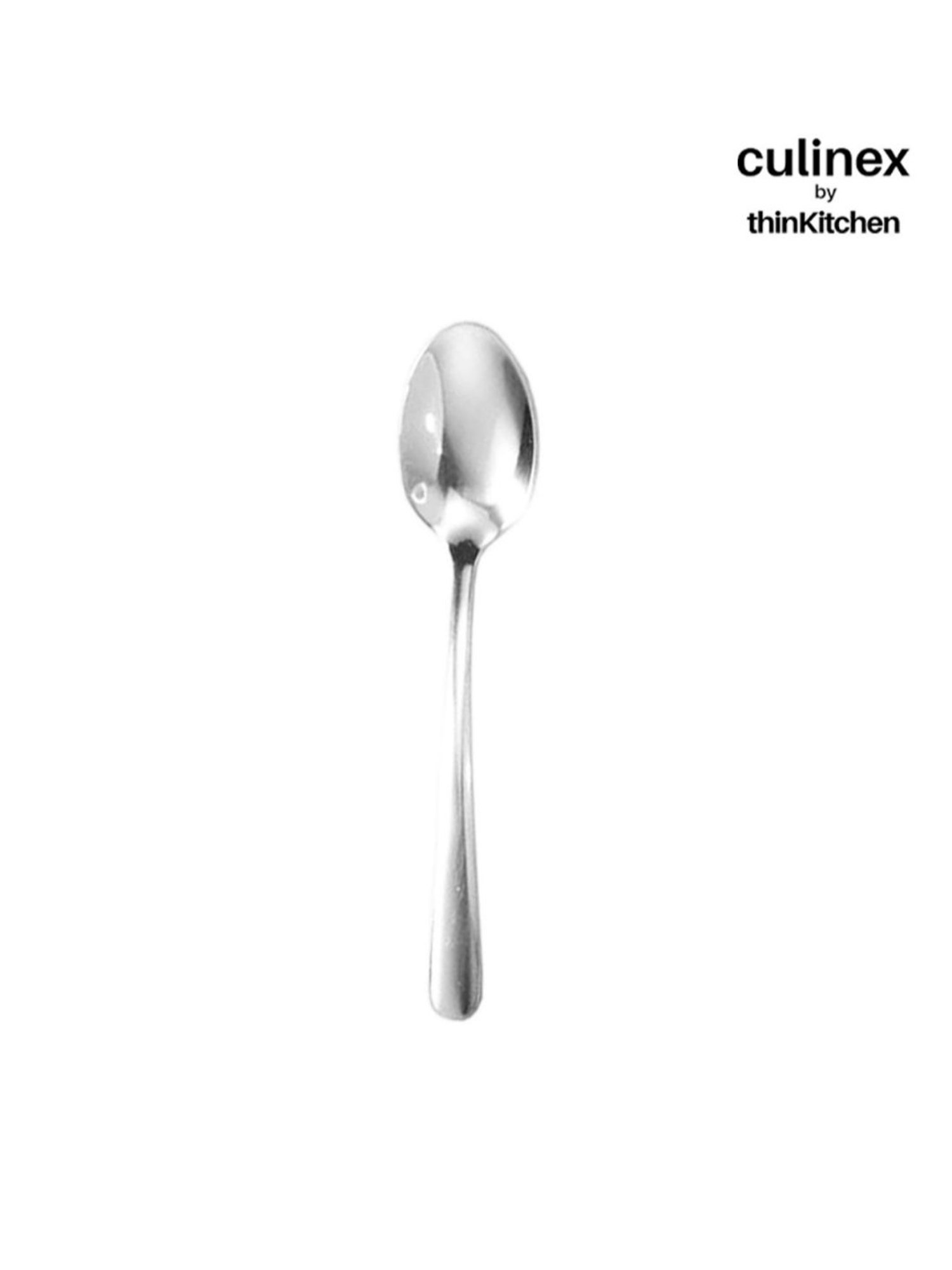 Culinex by thinKitchen Dora Silver Stainless Steel Mirror Finish Coffee Spoon (Set of 6)