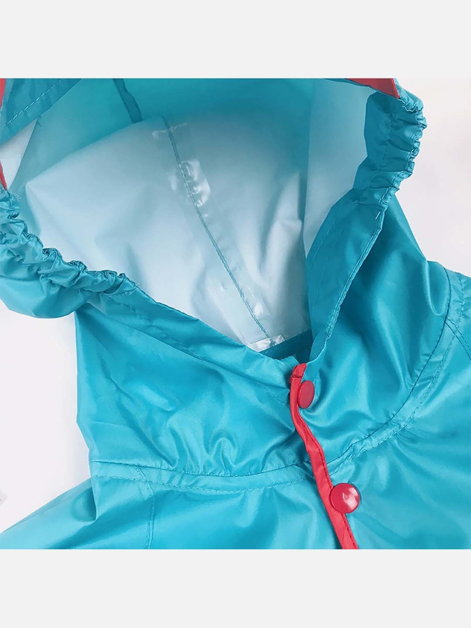 Little Surprise Box Kids Pink Printed Full Sleeves Raincoat