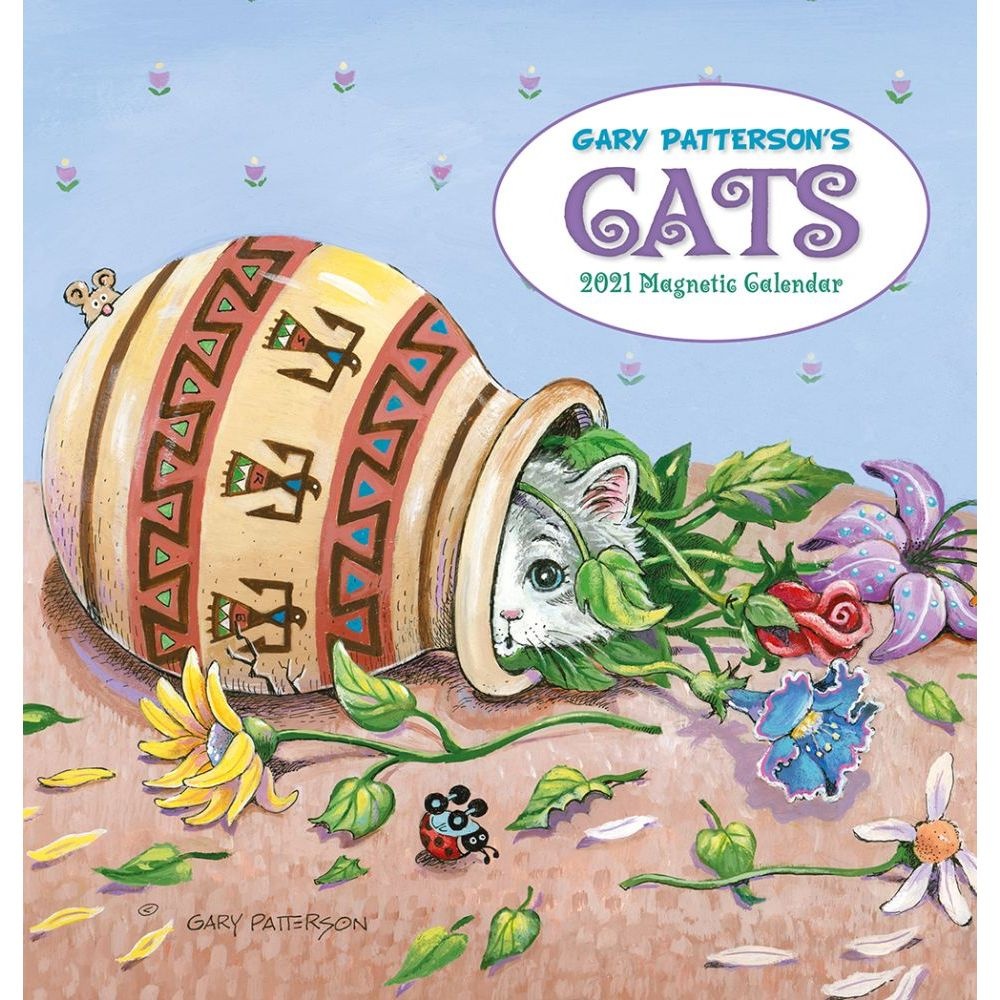Calendar Ink,  Patterson Cats Magnetic Wall Calendar 2021