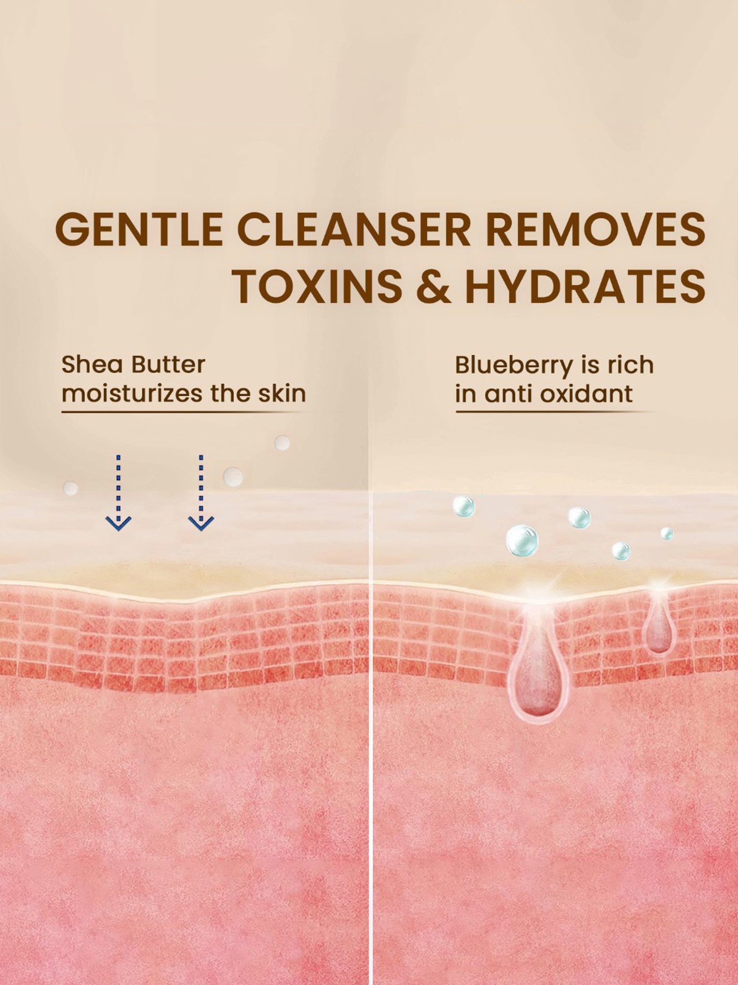 The Skin Story Blueberry & Shea Butter Revitalizing Face Wash - 100 ml