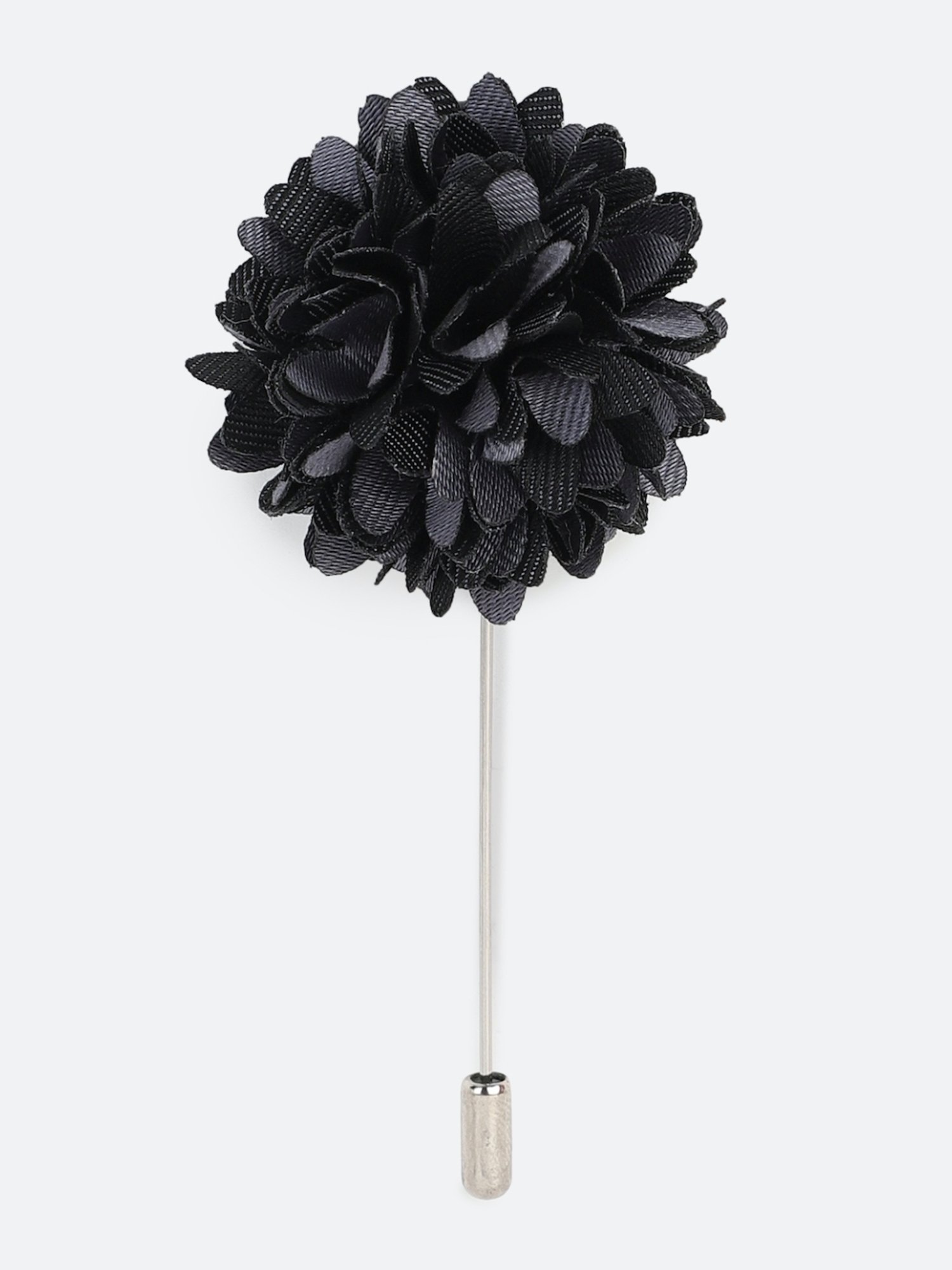 Van Heusen Black Solid Lapel Pin