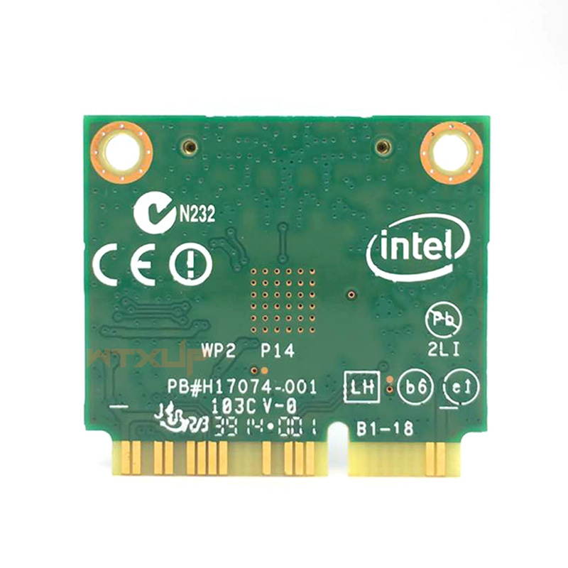 Plugadget Wireless Wifi Card for Intel 7260HMW 7260 NB Mini PCI-E 300Mbps 802.11N 2.4G/5Ghz for Laptop 7260NB