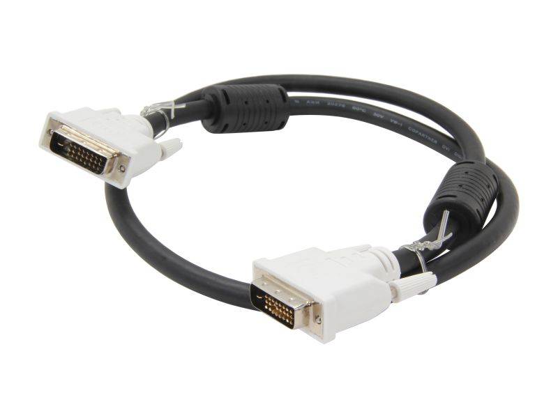 DAT 7321D Black Male to Male One DVI-D to DVI-D Single Link Cable