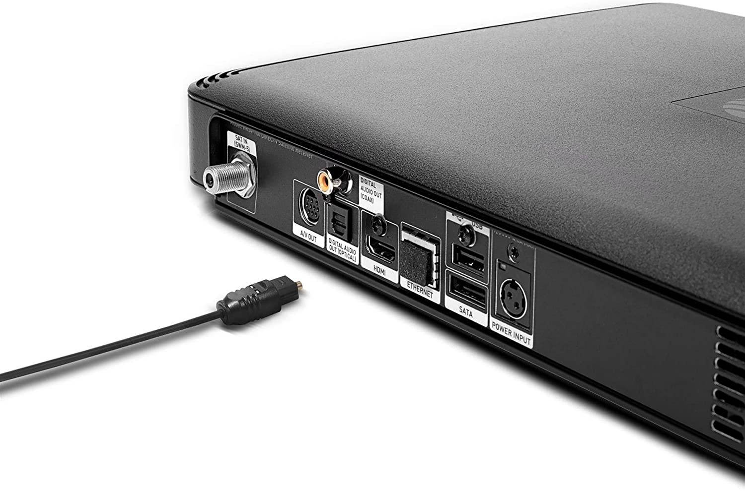 Digital Optical Audio Cable - Premium Toslink Fiber Optic Audio Cables with Gold Plated Connectors - Ultra Thin Jacket Micro Cable - Extra Flexible Long Life Jacket - 3 Feet 3 Pack