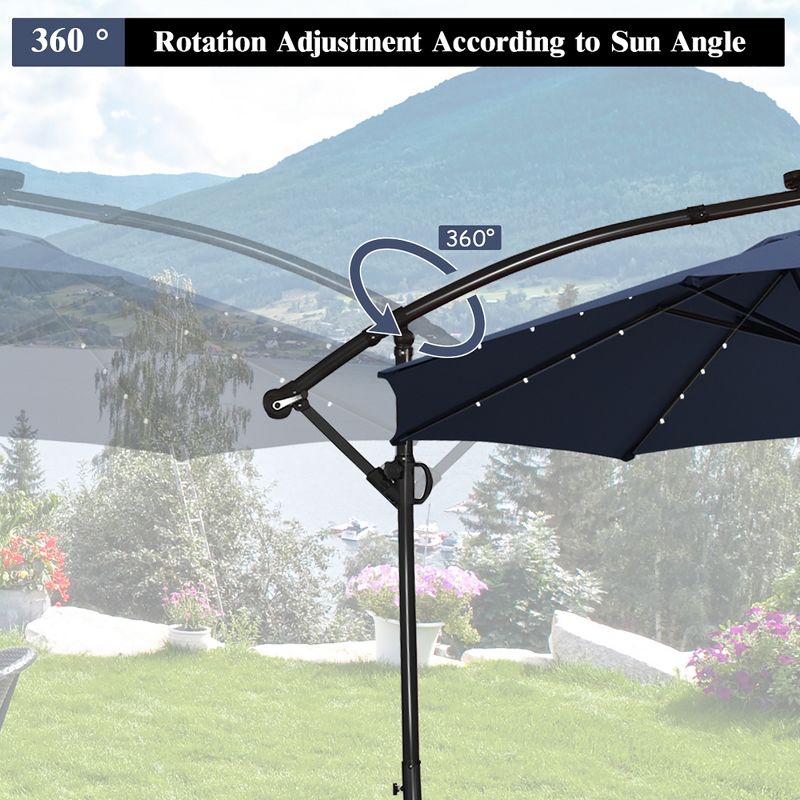 9' x 5' Rectangular Double Top Patio Outdoor Market Umbrella Emerald Green - Crestlive Products