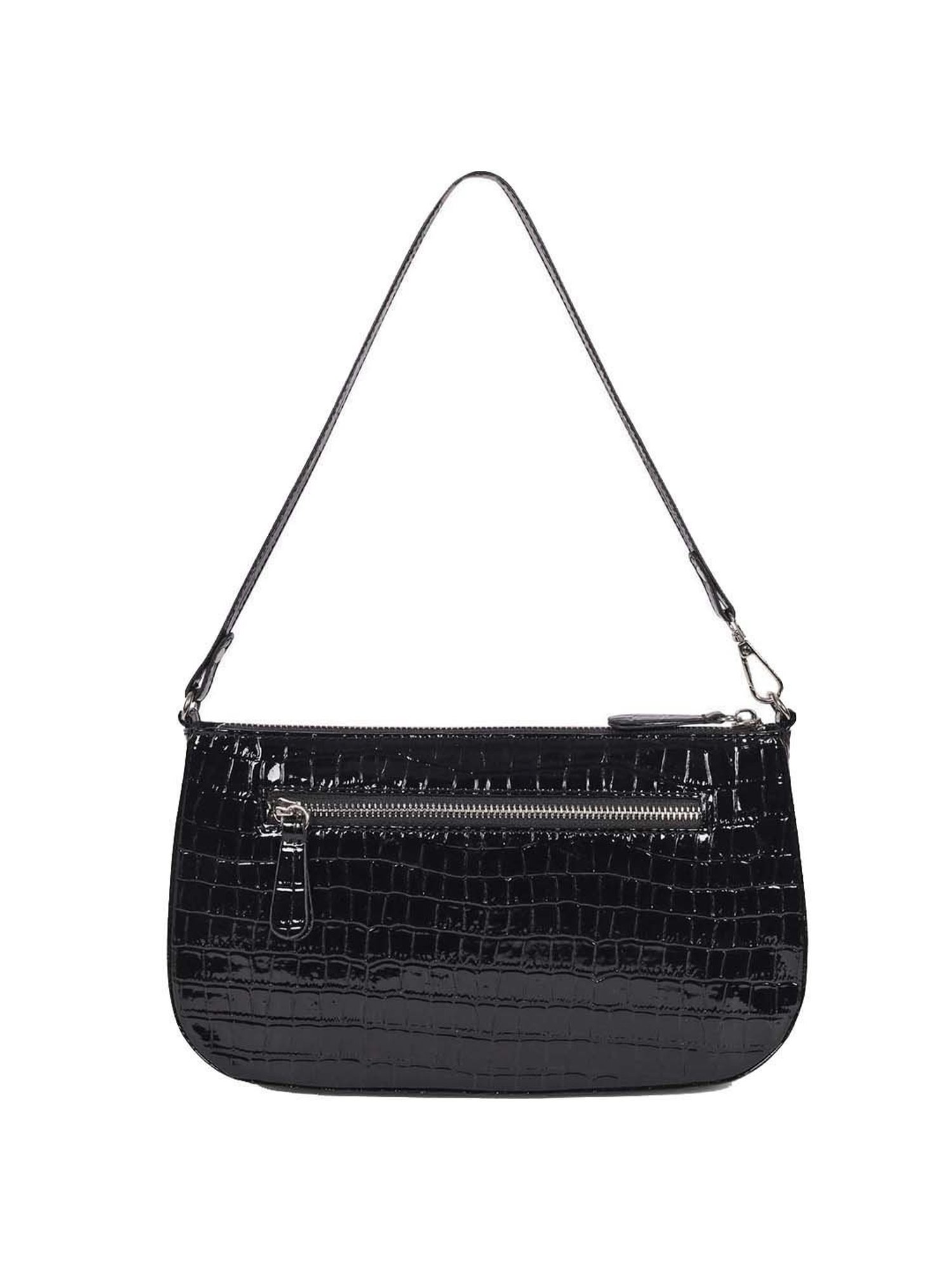 BELWABA Black Textured Small Shoulder Bag