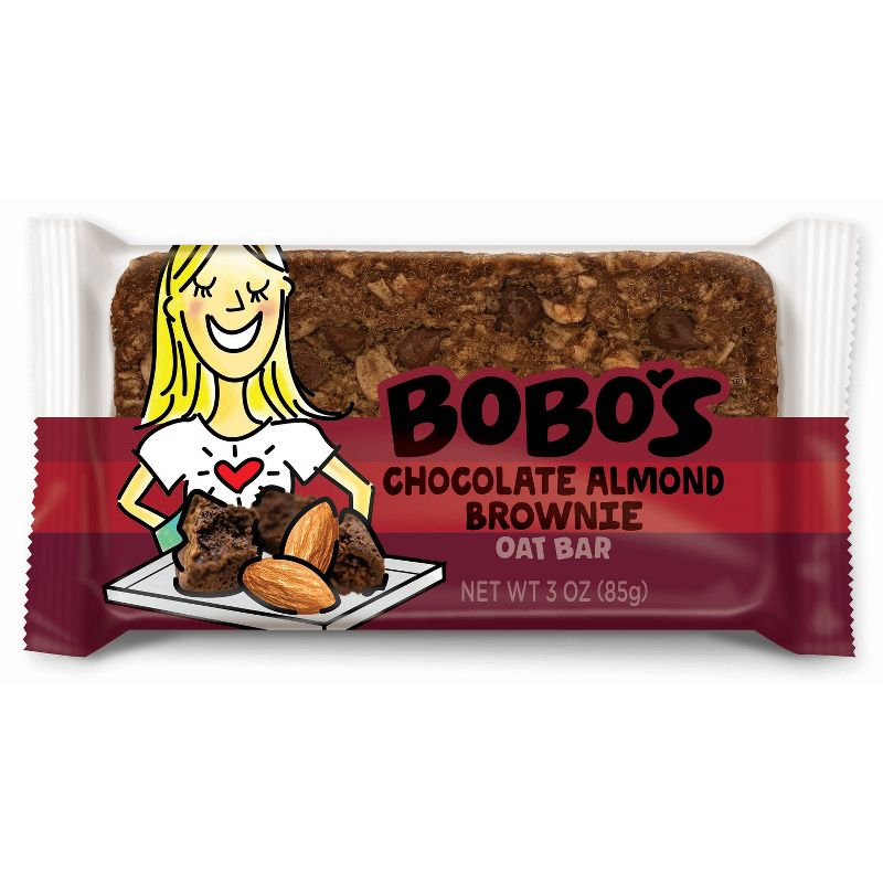Bobo's Oat Bar Chocolate Almond Brownie - 3oz