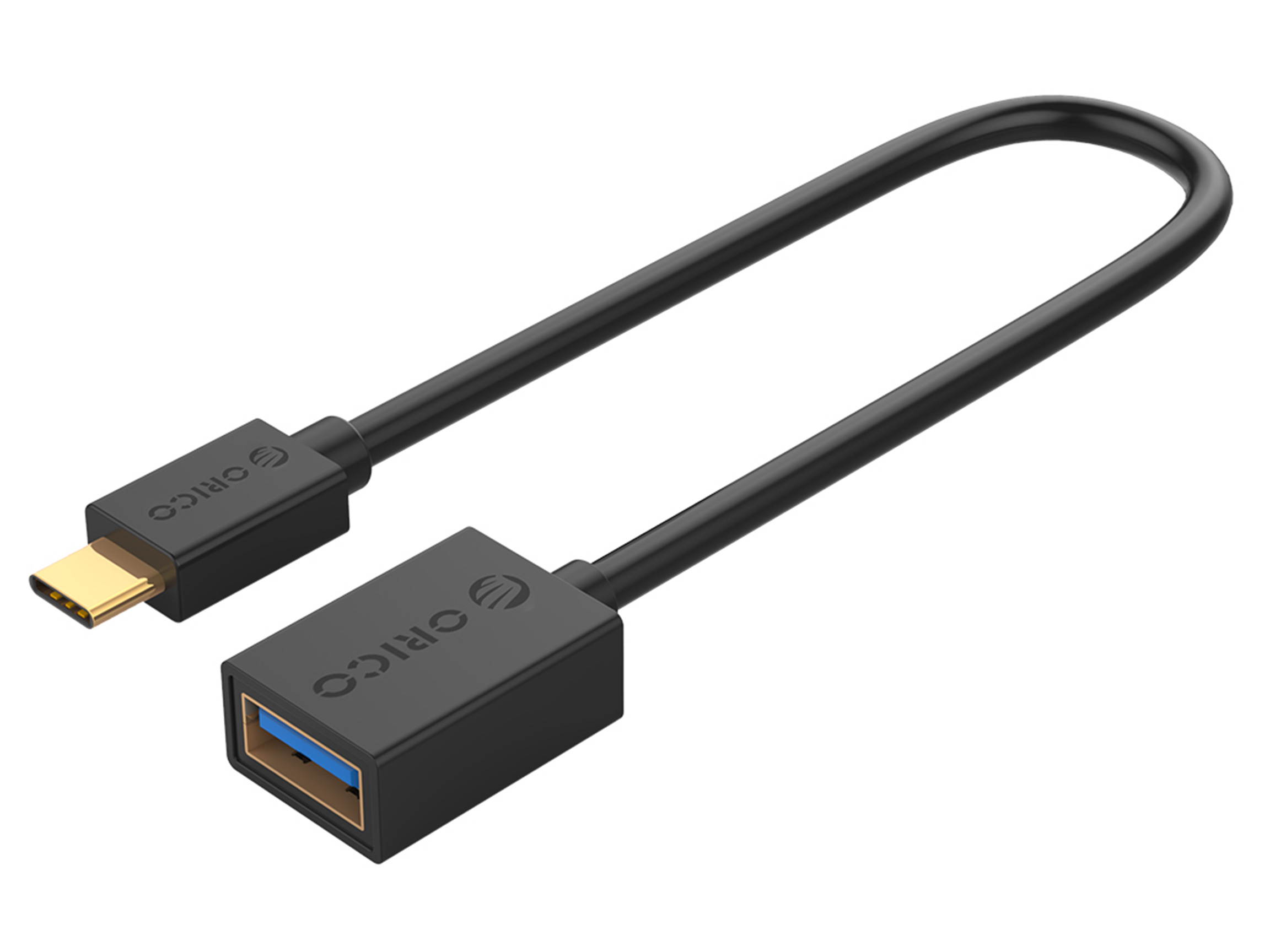 ORICO Type-C to USB3.0 Adapter Support Mobile Phone OTG Function Date Cable  15cm USB C Cable For Phone PC Connect to U Disk Mouse Keyboard