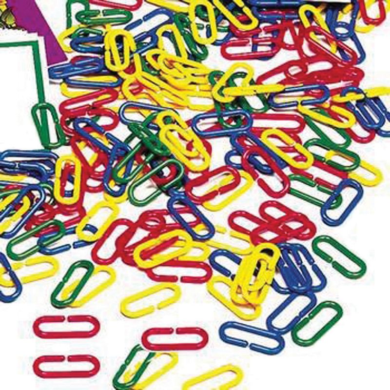 Edx Plastic Links, Multiple Colors, Ages 3 and Up, set of 1000