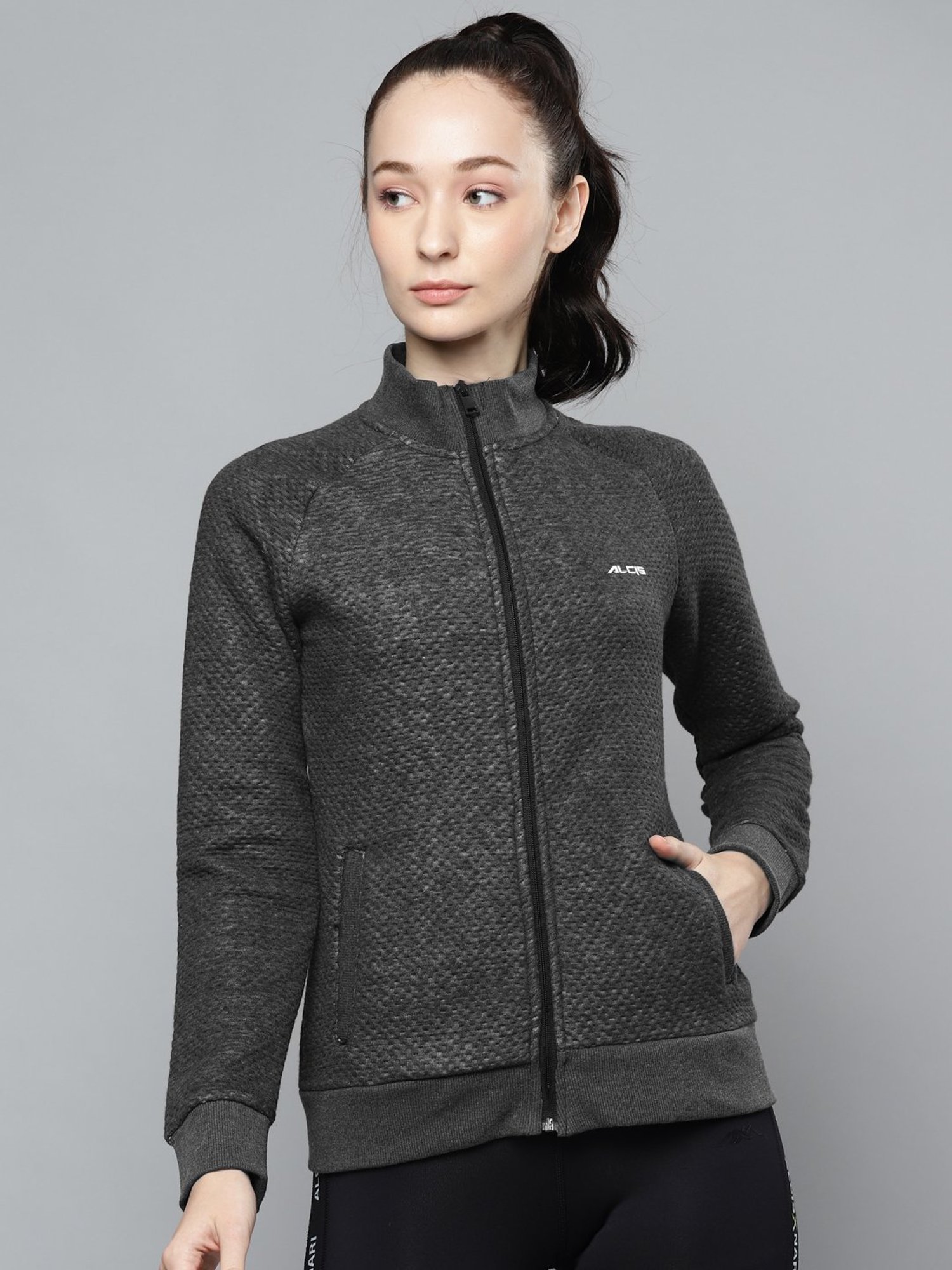 ALCIS Black Full Sleeve Jacket