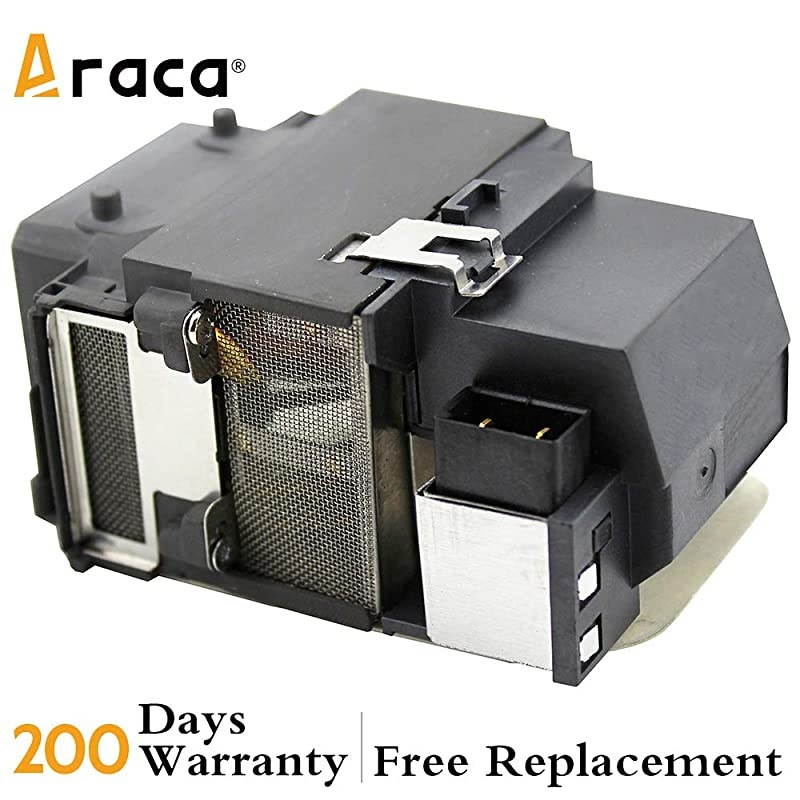 ELPLP65 Projector Lamp with Housing for Epson EB1760W 1761W 1751 1771W PowerLite 1776W PowerLite 1761W PowerLite 1771W 1750 1775W Replacement Projector Lamp