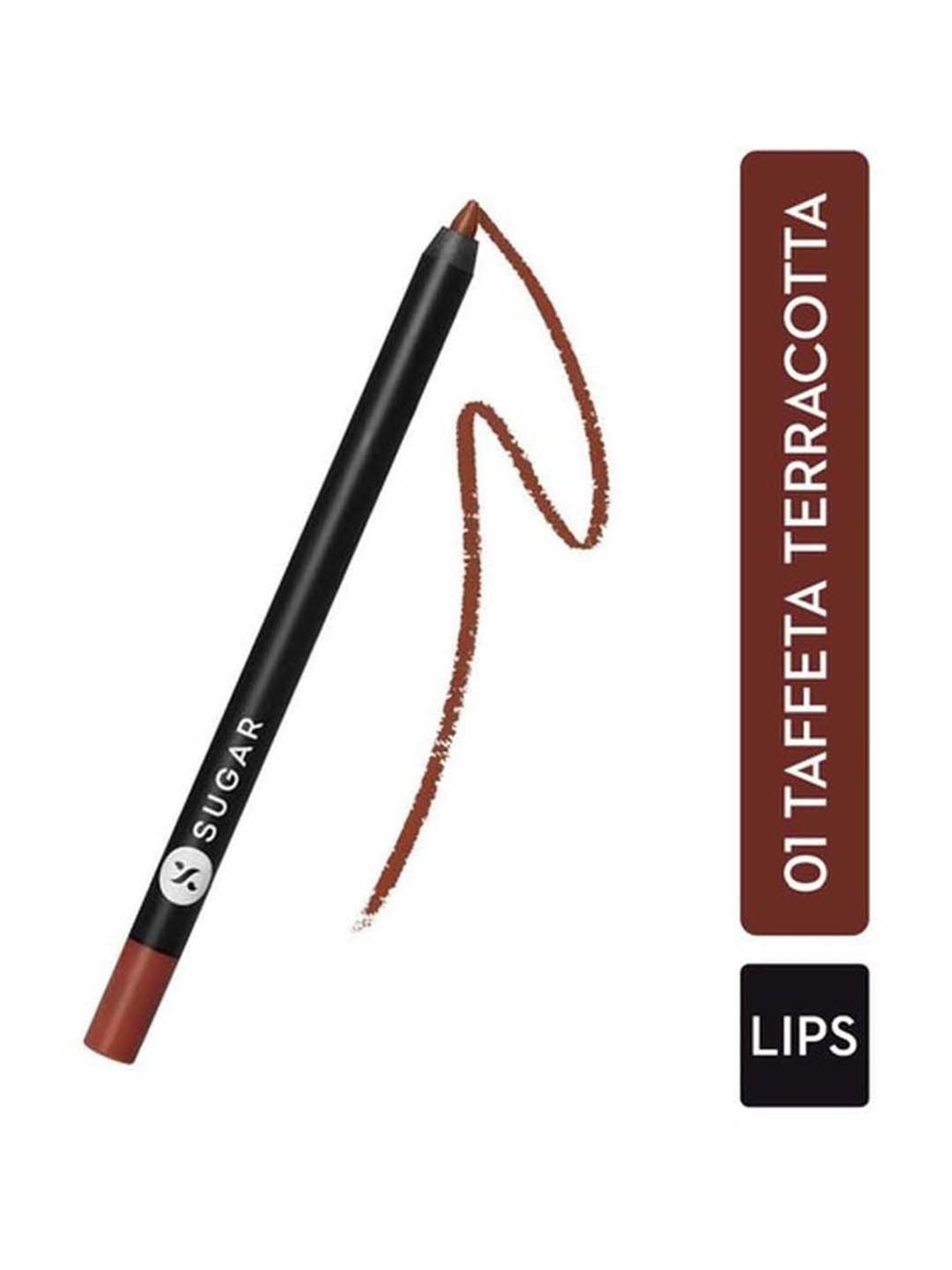 Sugar Cosmetics Lipping On The Edge Lip Liner 01 Taffeta Terracotta - 1.2 gm