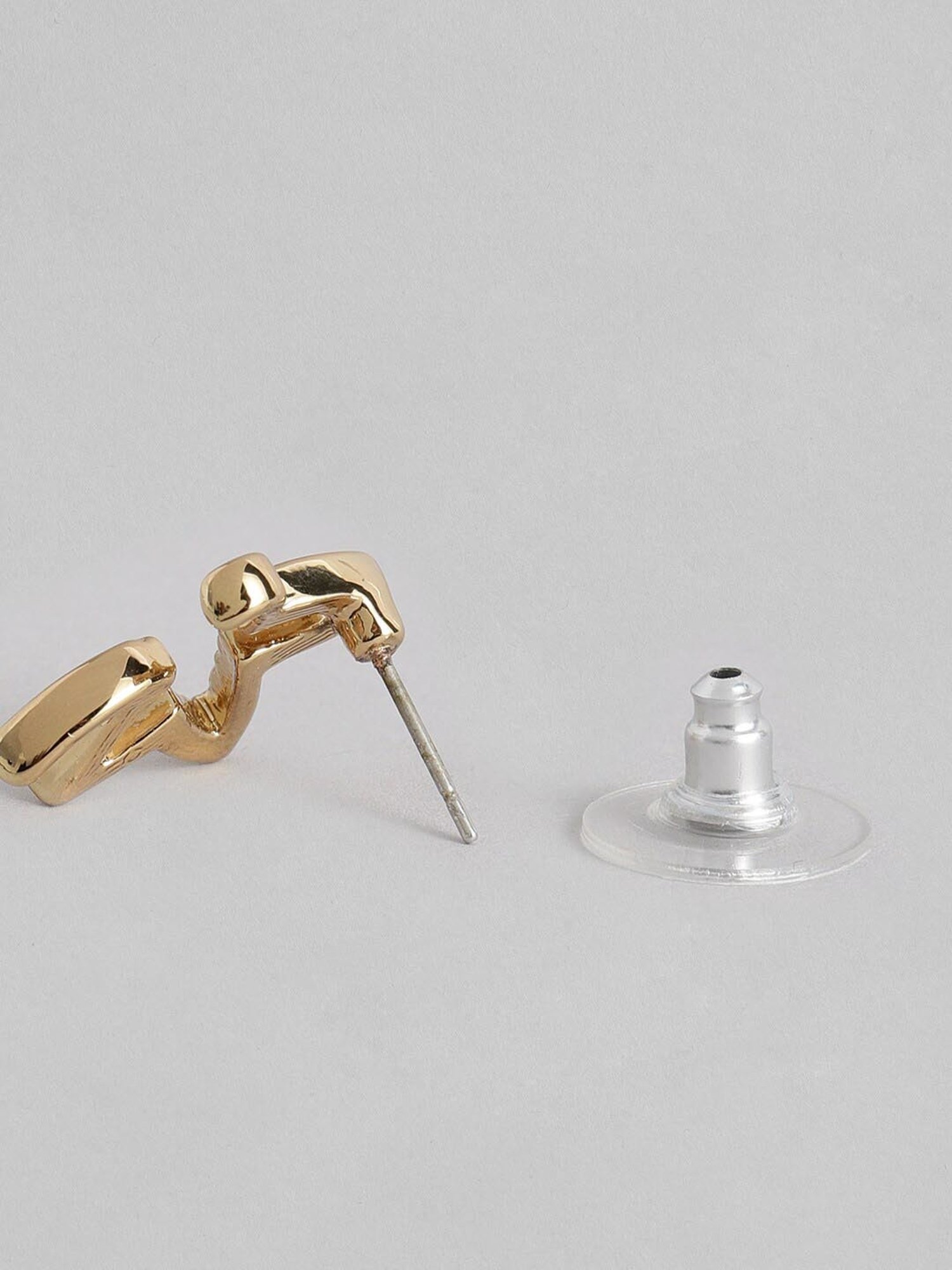 Estele Gold-Plated Heart-Shaped Combo Earrings for Girls/Women - Pack of 2