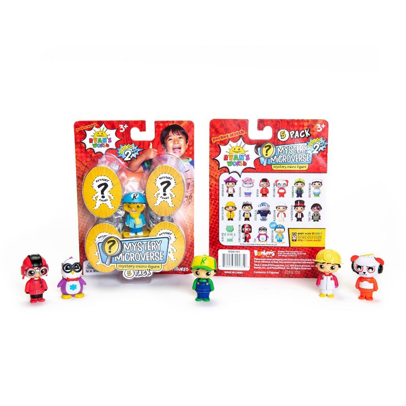 Ryan's World Mystery Microverse Mystery Micro Figure - 5pk