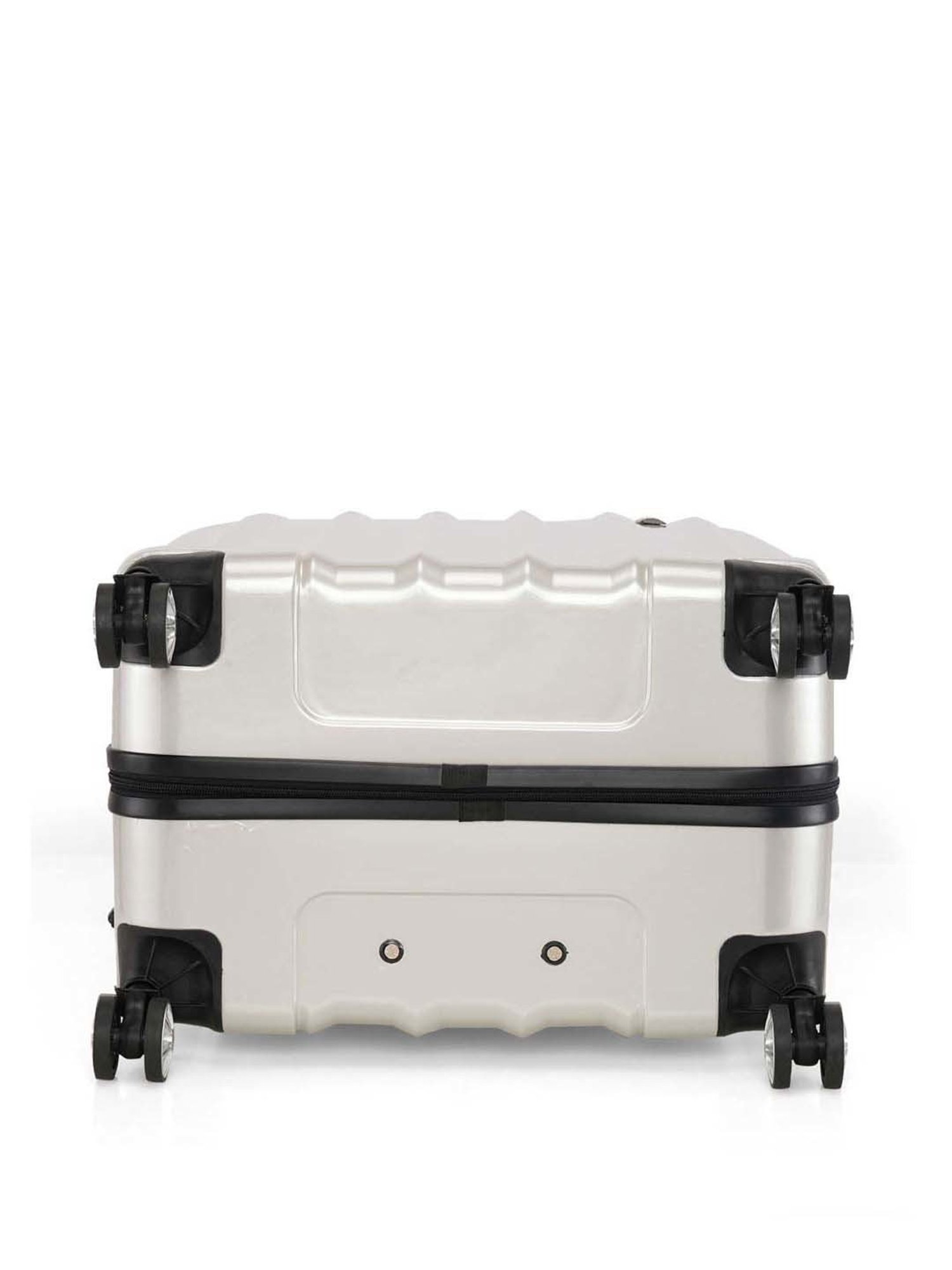 Swiss Brand Baden Silver Large Hard Trolley Bag - 28 cm