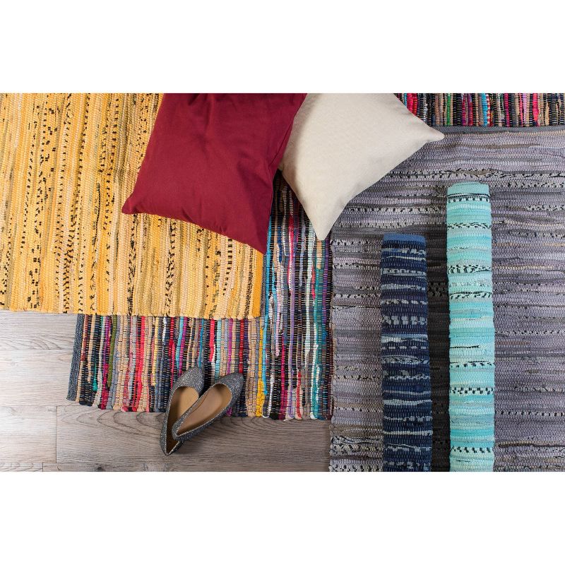 20"x34" Medallion Accent Kitchen Rug Blue - Threshold™