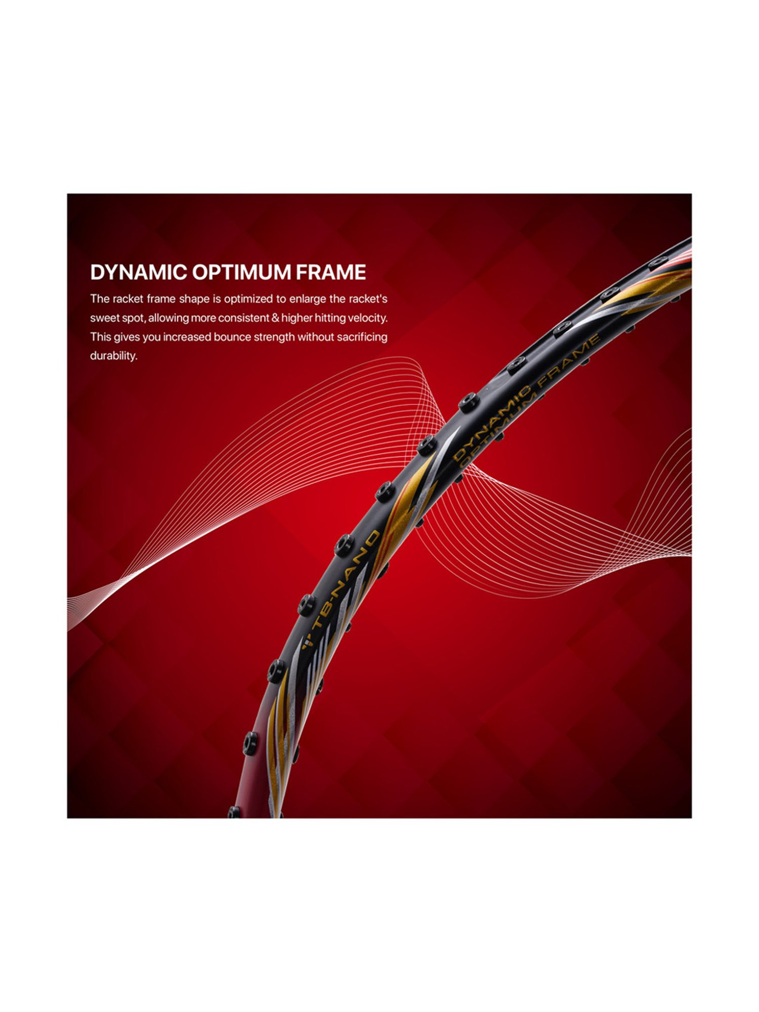 Li-Ning Challenger Boost Badminton Racket (Red) Size - Medium