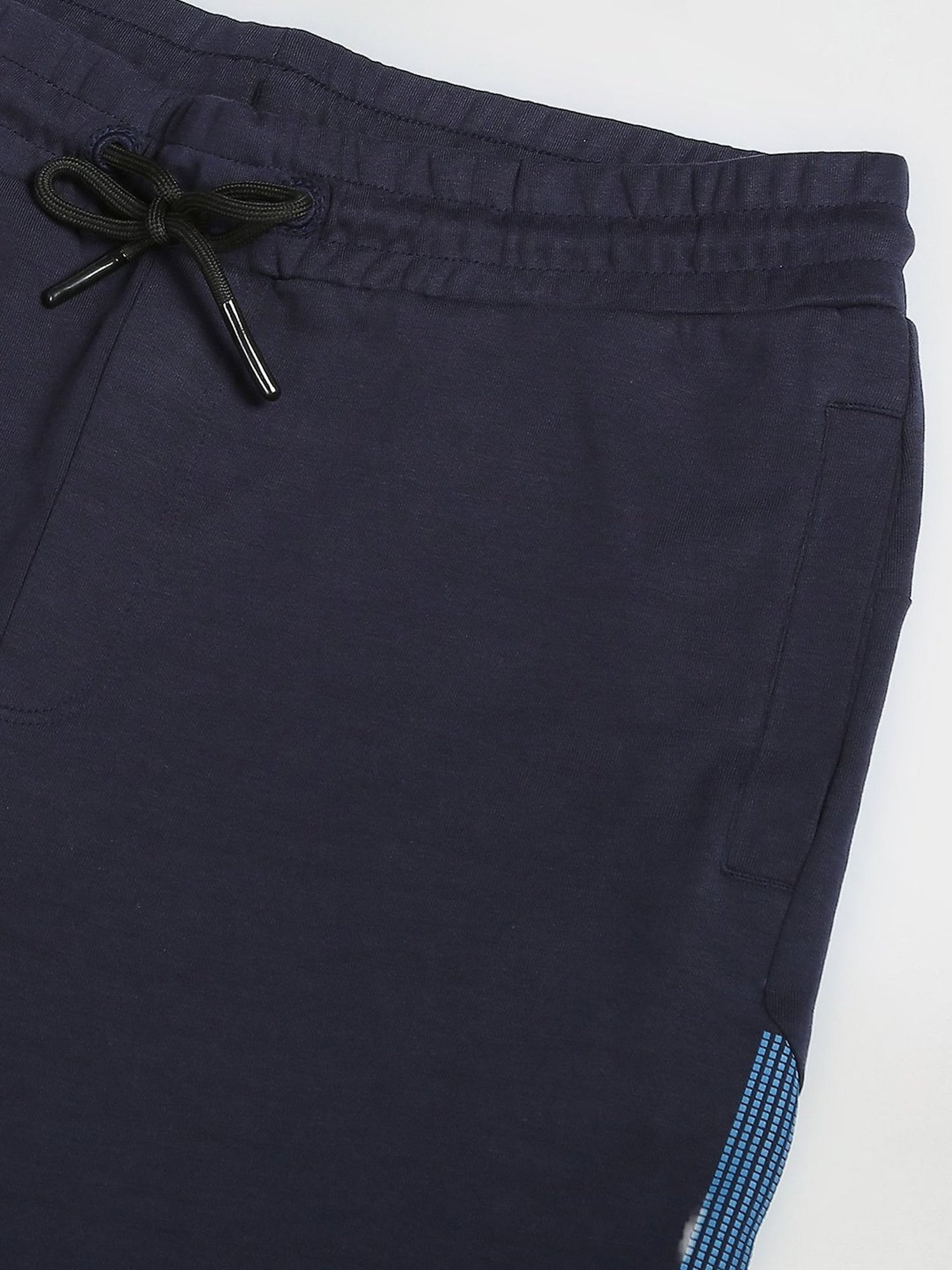 Arrow New York Navy Regular Fit Printed Trackpants