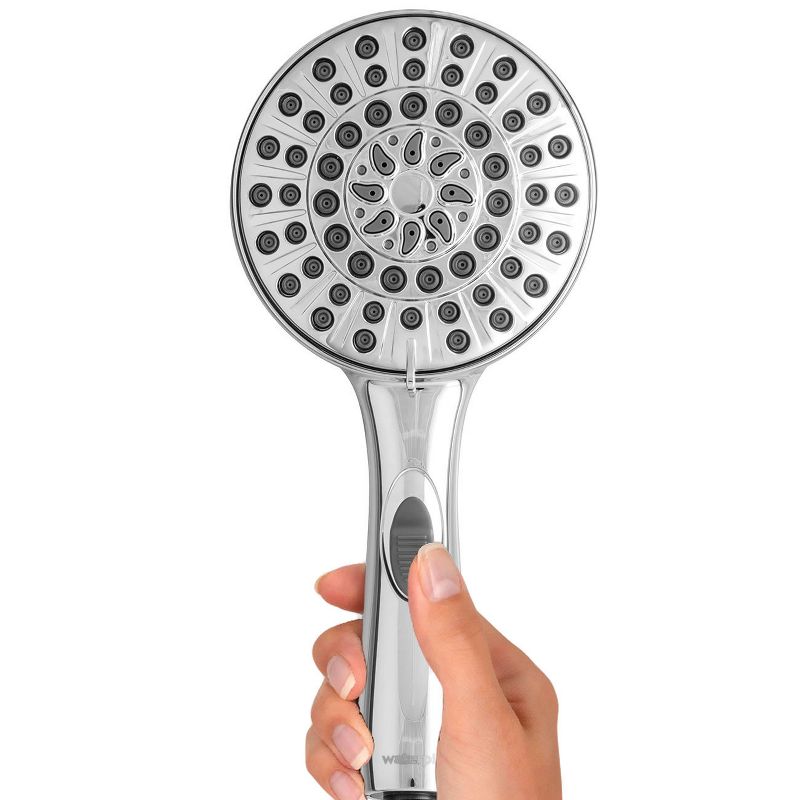 8ft Easy Reach Hose Hand Held Shower Head Chrome - Waterpik