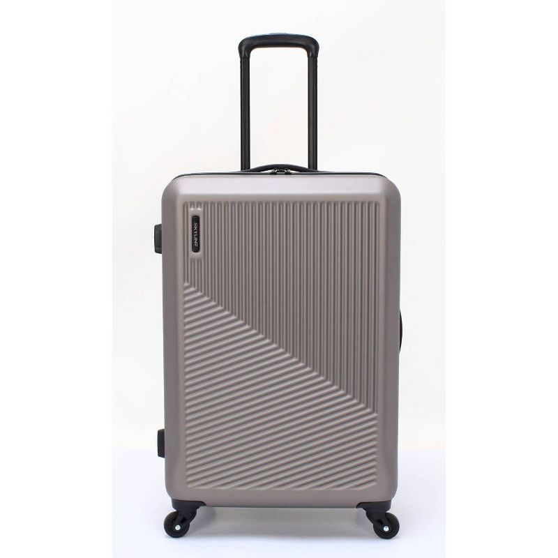 Skyline 24" Hardside 4pc Luggage Set - Brushed Nickel