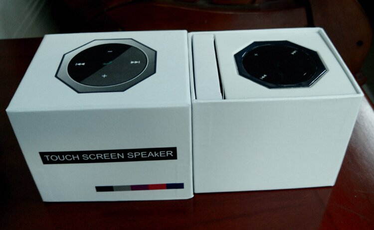 Mini Bluetooth Wireless Stereo Speaker TF-Card Slot Handfree Car Speakers LED Flashing Projector Loudspeaker Touch-Control Design