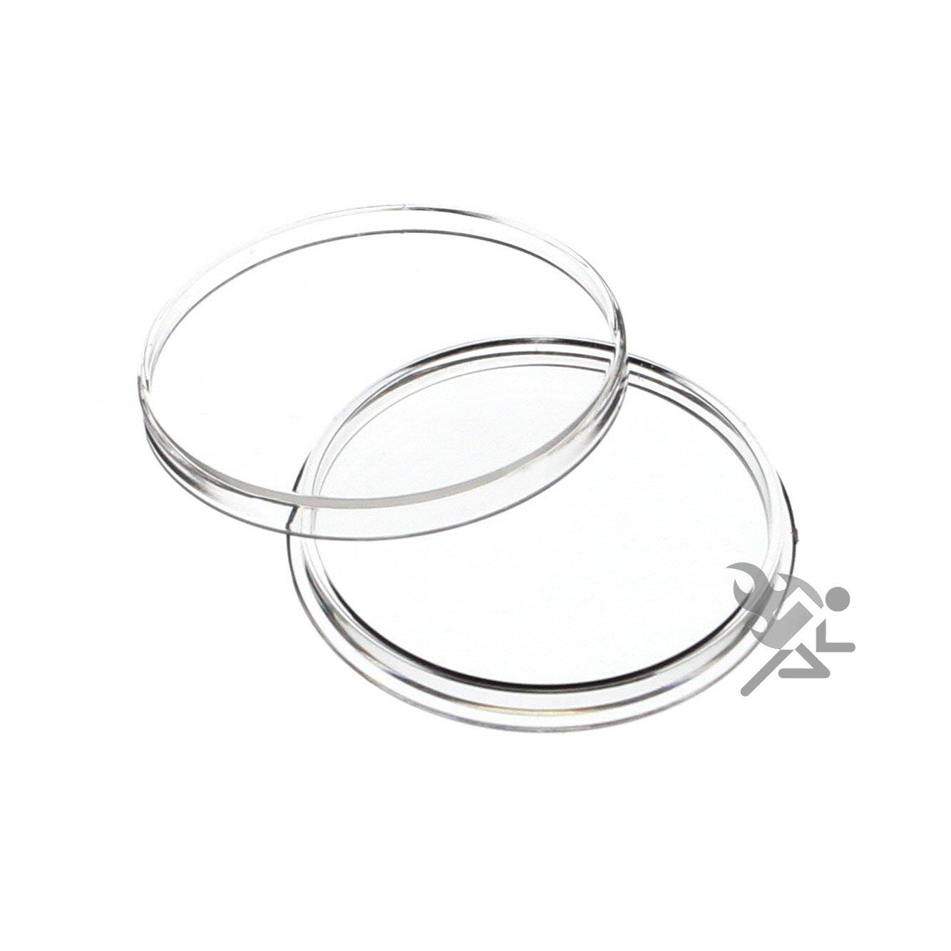 (25) Genuine Air-Tite Coin Holders Brand Direct Fit Coin Capsules Protect your Valuable Silver, Gold, Platinum, Challenge, and Medallion Coins with our Crystal Clear Protective Holders (H-39 (39mm))