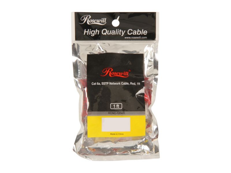 Rosewill RCNC-12050 3 ft. Screened Shielded Twist Pairing (SSTP) Enhanced 550MHz Networking Cable