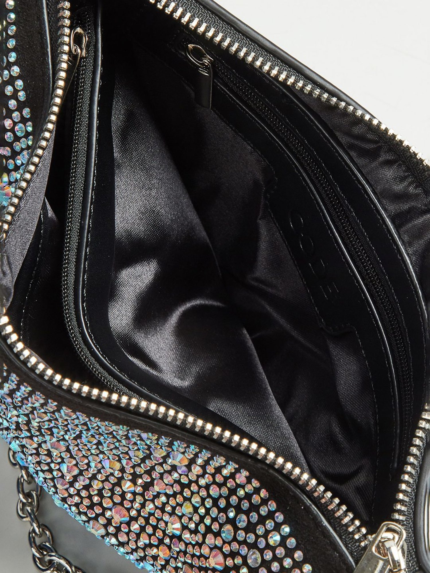 Code by Lifestyle Black Embellished Shoulder Bag