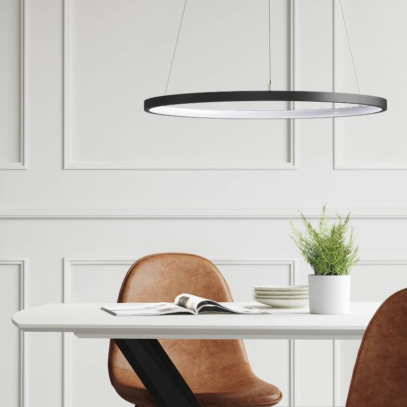 25" LED Neon Pendant Lamp Black - Project 62™