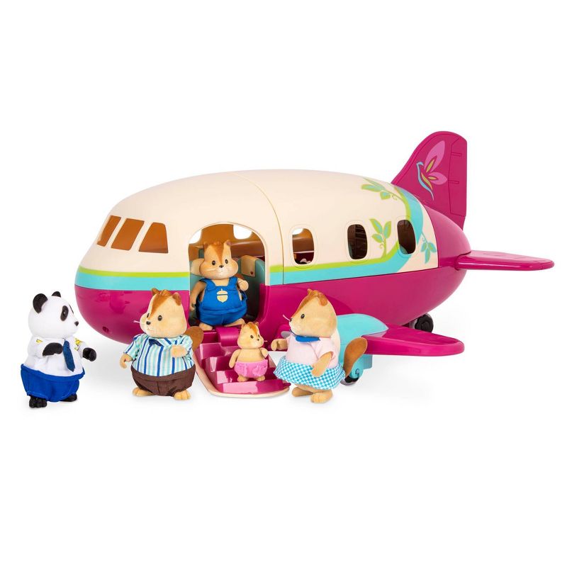 Li'l Woodzeez Toy Airplane with Accessories 35pc - Honeysuckle Airway