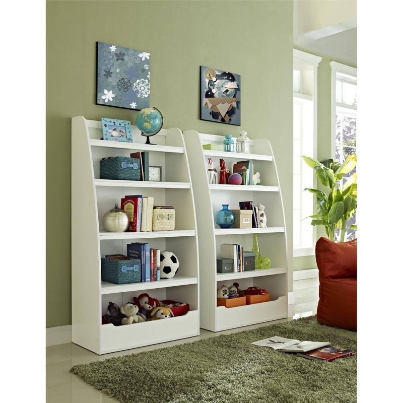 Kids' Dixie 4 Shelf Bookcase White - Room & Joy
