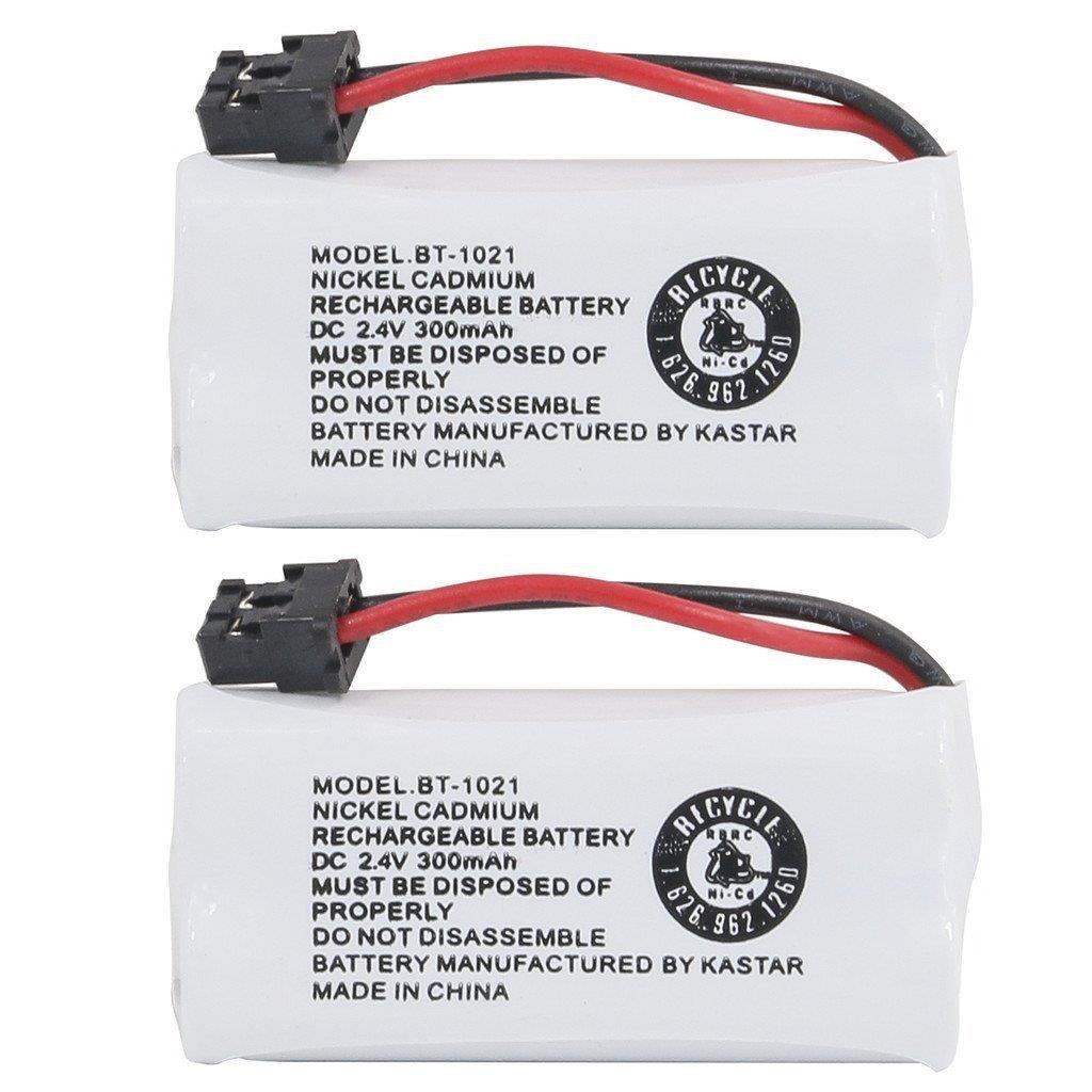 Kastar 2-PACK BBTG0798001 model BT1021 Cordless Phone Battery for Uniden BT-1021 & Uniden D1361 D1364 D1384 D1483 D1660 D1680 D1685 D1688 D1760 D1780 D1785 D1788 DECT1363 DECT 2060 DECT 2080 DECT2888