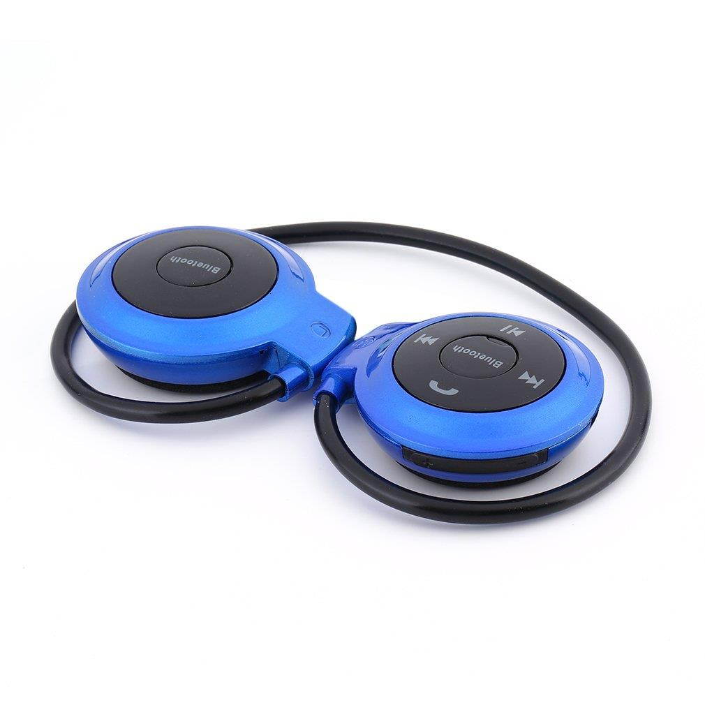 MINI503 Ear Hook Mini Sports Wireless Bluetooth Headset Hi-Fi Handsfree Stereo Earphone Headphone TF Card For MP3 Player