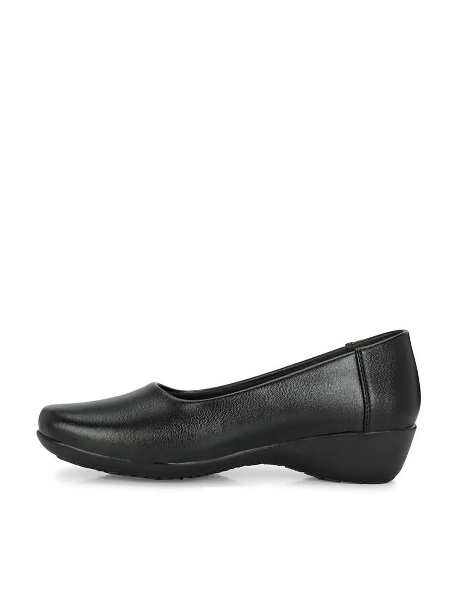 Eego Italy Women's Black Wedge Pumps